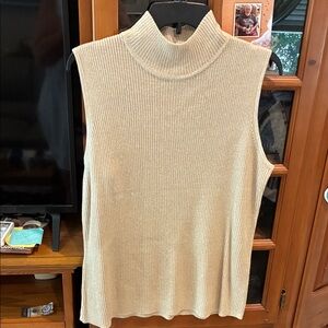 Mock turtleneck. Great for under a sweater or blouse on a cool day